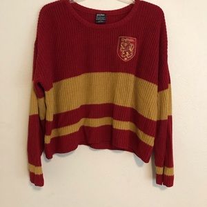 Harry Potter Crop-Top Knit Sweater